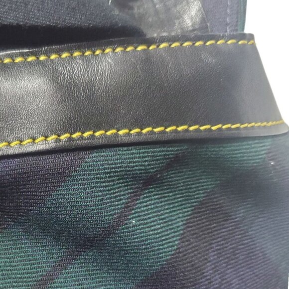 Dooney & Bourke Plaid Canvas & Leather Backpack With Tassel Accents main image 12